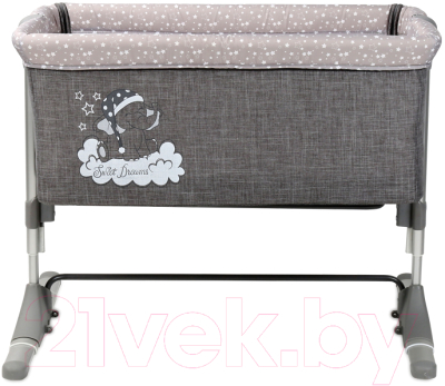 Детская кроватка Lorelli Sleep N Care Grey Elephant / 10080431901