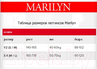 Леггинсы Marilyn Magic 180 (р.3-4, нэро)