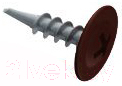 Саморез Starfix Со сверлом 4.2x16 прессшайба / SMC1-67105-500 (500шт, оцинкованный, RAL 3011 коричнево-красный)