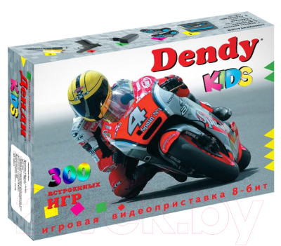 Игровая приставка Dendy Kids 300 игр + световой пистолет