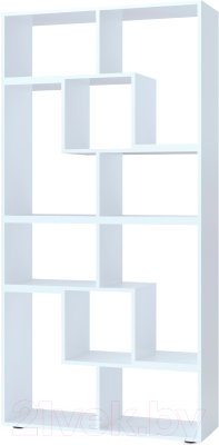 Стеллаж Сокол-Мебель Из 4 модулей (белый)