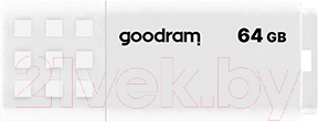 

Usb flash накопитель Goodram, UME2 64GB White (UME2-0640W0R11)