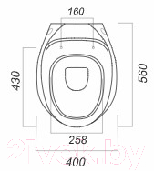 Унитаз подвесной с инсталляцией Sanita Luxe Ringo RNGSLWH0104 + INS-0000003