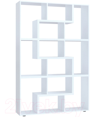 Стеллаж Сокол-Мебель Из 6 модулей (белый)
