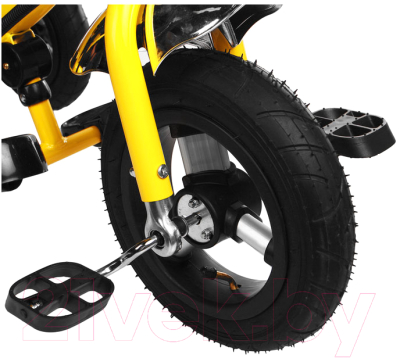 Трехколесный велосипед с ручкой Micio Classic Air 2019 / 3871488 (желтый)