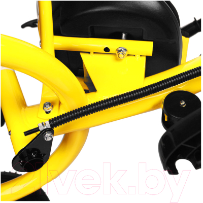 Трехколесный велосипед с ручкой Micio Classic Air 2019 / 3871488 (желтый)