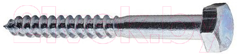 Шуруп Starfix Шестигранный 8х60 DIN 571 / SMC3-61731-100 (100шт, оцинкованный)