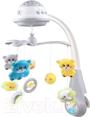 

Мобиль на кроватку Baby Mix, Медвежата / FS-35604