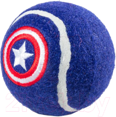 Игрушка для собак Triol Disney Marvel Капитан Америка. Мяч теннисный / 12191173