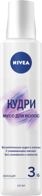 

Мусс для укладки волос Nivea, Кудри