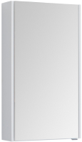 Шкаф с зеркалом для ванной Aquanet Августа 50 L / 210007 (белый) - 