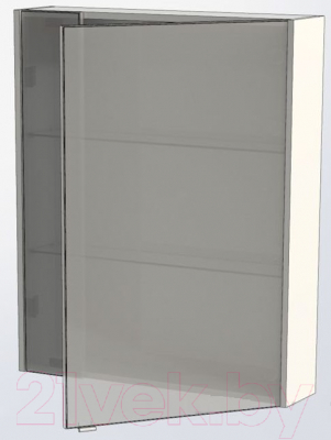 Шкаф с зеркалом для ванной Aquanet Августа 75 / 210010 (белый)