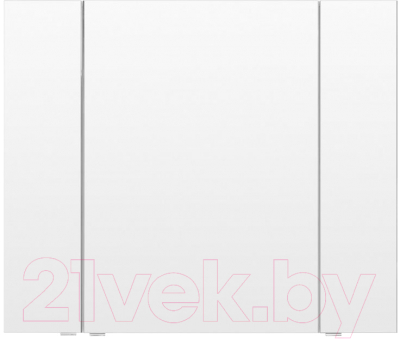 Шкаф с зеркалом для ванной Aquanet Алвита 100 / 235344 (белый)