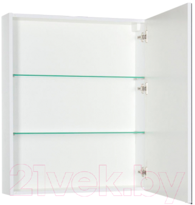 Шкаф с зеркалом для ванной Aquanet Алвита 70 / 184038 (белый)