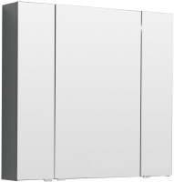 Шкаф с зеркалом для ванной Aquanet Алвита 90 / 240110 (серый антрацит) - 
