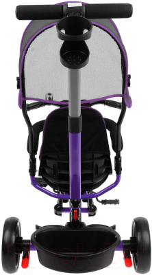 Трехколесный велосипед с ручкой Micio Veloce / 4700945 (фиолетовый)