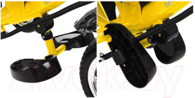 Трехколесный велосипед с ручкой Micio Classic 2019 / 3871479 (желтый)
