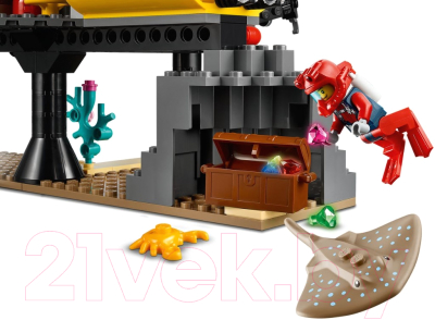 Конструктор Lego City Океан: исследовательская база 60265