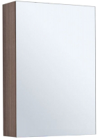 Шкаф с зеркалом для ванной Aquanet Нью Йорк 60 / 203951 (шпон ореховый) - 