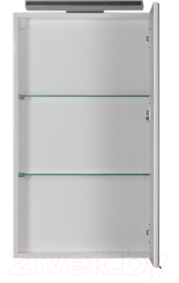 Шкаф с зеркалом для ванной Aquanet Орлеан 50 / 183075 (белый)