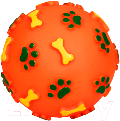 Игрушка для собак Triol Мяч с лапками и косточками / 12101045
