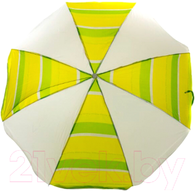 Зонт пляжный Zagorod Z160 (желтый/зеленый)