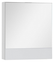 Шкаф с зеркалом для ванной Aquanet Верона 58 / 175344 (белый камерино) - 