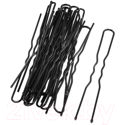 Набор шпилек для волос Флер Металлические 710-AVS (10шт, черный)