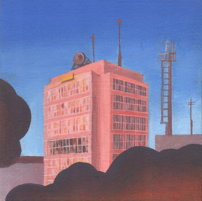 Авторская картина ХO-Gallery Здание заводоуправления / ЕХ-2020-003
