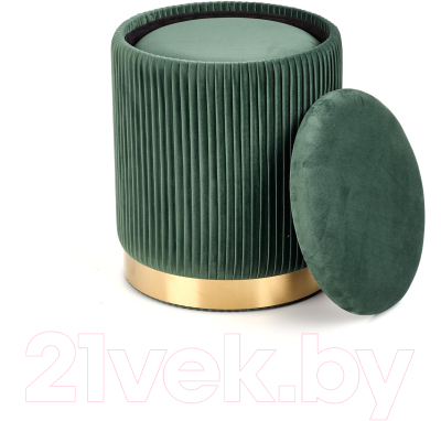 Комплект мягкой мебели Halmar Monty / V-CH-Monty-Pufa-C-Zielony (темно-зеленый/золото)
