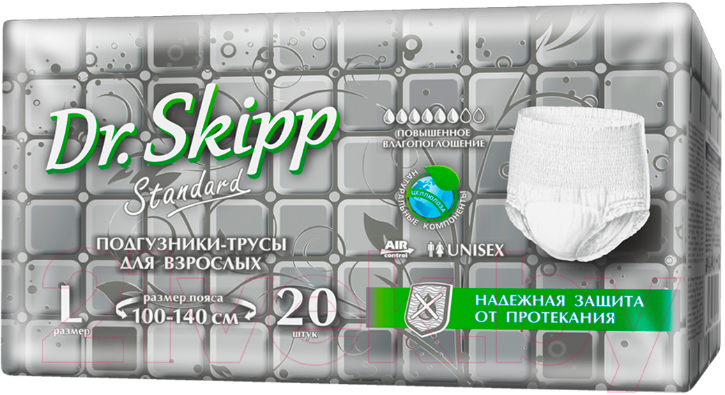 Трусы впитывающие для взрослых Dr.Skipp Standard L3