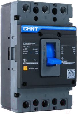 Выключатель автоматический Chint NXM-125S/3P 100A 25kA / 131362