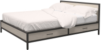

Двуспальная кровать Millwood, Neo Loft КМ-3.6 Ш 207x182x94