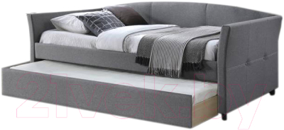 Двухъярусная выдвижная кровать Halmar Sanna 90x200 (серый)