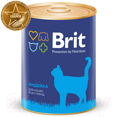 

Корм для кошек Brit, Premium Turkey / 9402