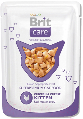 

Корм для кошек Brit, Care Kitten Chicken & Cheese / 100122