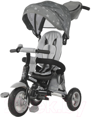 

Детский велосипед с ручкой Lorelli, Moovo Air Grey Black Stars / 10050462001