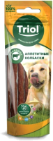 Лакомство для собак Triol Аппетитные колбаски из говядины / 10171003 (40г) - 