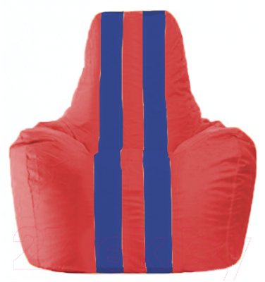 Бескаркасное кресло Flagman Спортинг С1.1-172 (красный/синие полоски)
