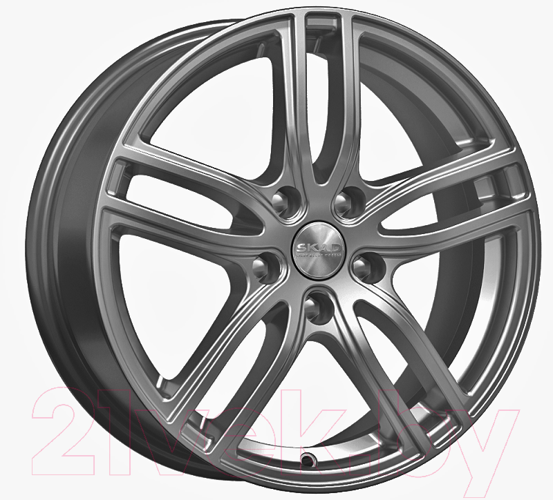 Литой диск SKAD Брайтон 17x7" 5x114.3мм DIA 60.1мм ET 39мм Графит