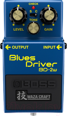 

Педаль электрогитарная Boss, BD-2W Waza Craft Blues Driver