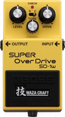 

Педаль электрогитарная Boss, SD-1W Waza Craft Super Overdrive