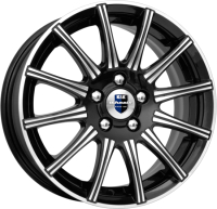 

Литой диск, Сиеста 13x5" 4x100мм DIA 67.1мм ET 35мм Алмаз Черный