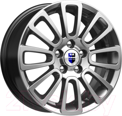 

Литой диск K&K, Неман 15x6" 4x100мм DIA 54.1мм ET 48мм Дарк платинум