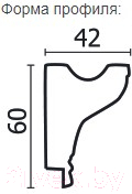 Зеркало Аквилон Калипсо №4.2 59x79 (туя светлая)