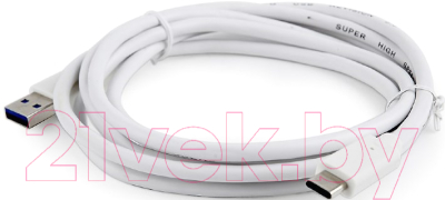 Кабель Cablexpert CCP-USB3-AMCM-W-10 (3м, белый)