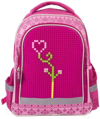 Школьный рюкзак Gulliver С пикси-дотами / MC-3191-4 (розовый)
