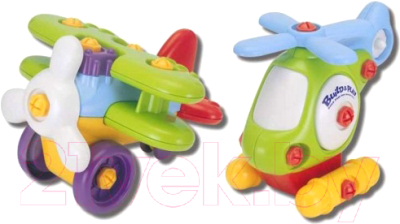 Развивающая игрушка Keenway Build&Play Аэроплан и вертолет / 11863