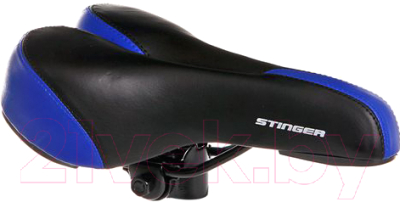 Сиденье для велосипеда Stinger GW608А-1 / Р66581 (черный/синий)