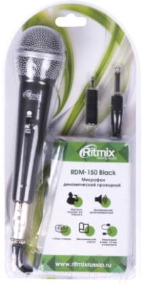 Микрофон Ritmix RDM-150 (черный)